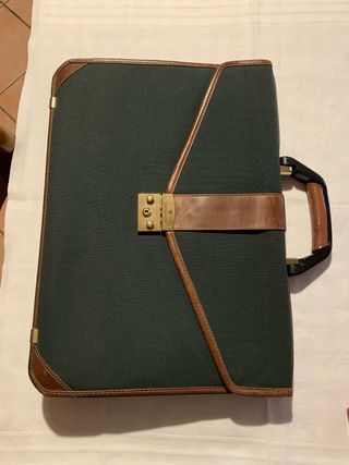 Valigetta Samsonite Pelle e Tela Cerata