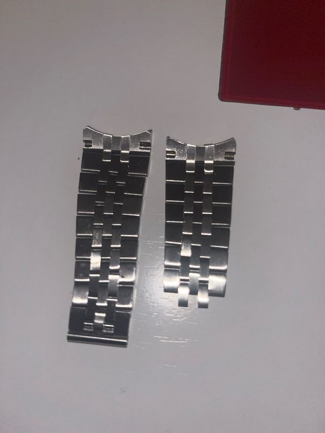 Correa Rolex Jubilee Plata