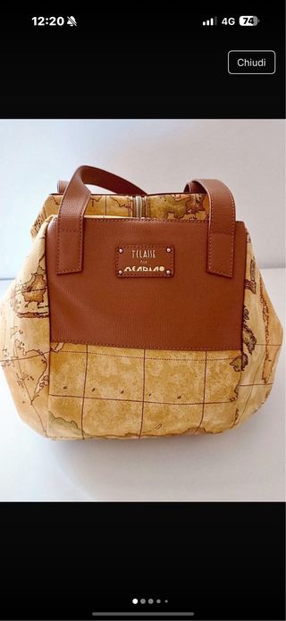 Borsa Prima Classe Beige/Rosa