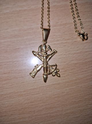 Cadena y Medalla Cristo de Mena