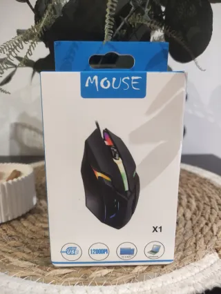 Ratón Gaming RGB Negro Multicolor