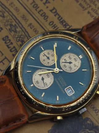 Orologio Citizen Chronograph Green !