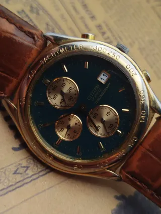 Orologio Citizen Chronograph Green !