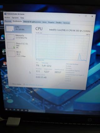 Ordenador PORTÁTIL HP i3 PANTALLA GRANDE 17.3 