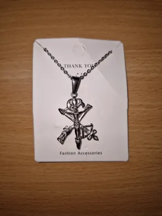 Cadena y Medalla Cristo de la Buena Muerte Plata