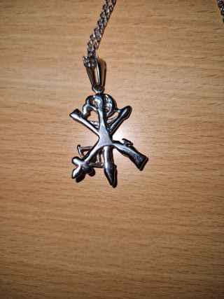 Cadena y Medalla Cristo de la Buena Muerte Plata
