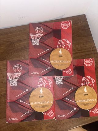 pack de 3 Libros de Matemáticas A