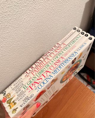 Lote 5 libros de cocina Blume