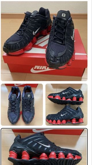 Nike Shox Zapatillas Negras y Rojas