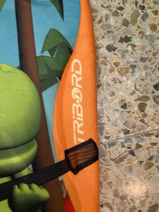 Tabla de surf infantil con diseño de hipopótamo