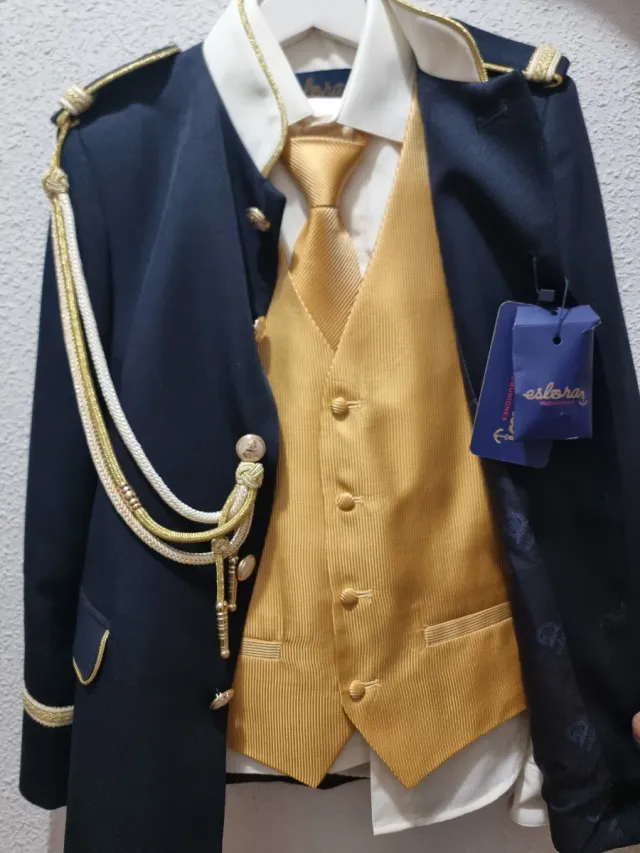 Traje Comunión Almirante Niño. Talla 12