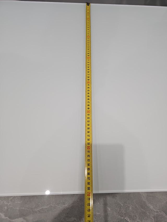 Mesa de cocina cristal y metal