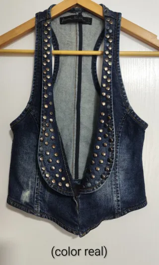 Chaleco vaquero tachas 