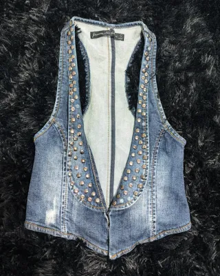Chaleco vaquero tachas 