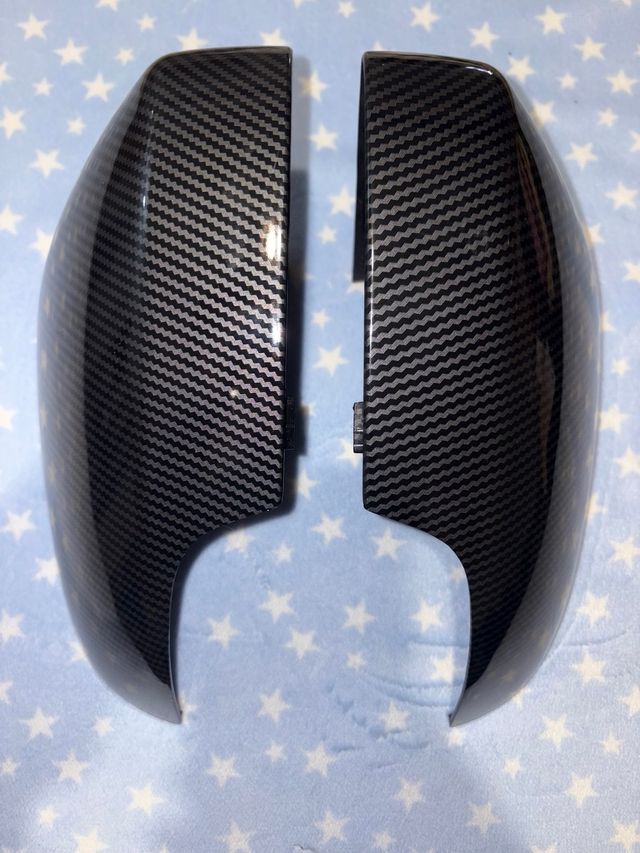 Tampa do espelho retrovisor em fibra de carbono