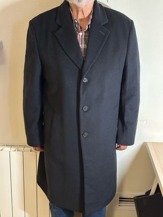 Michael Kors, Abrigo de Lana Negro Hombre NUEVO