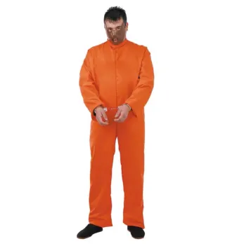 Disfraz Preso mono naranja