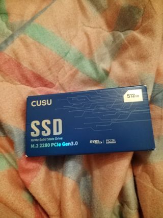 Disco SSD NVMe CUSU 512GB PCIe Gen3.0 M.2