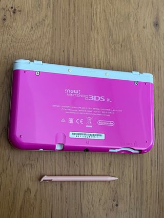 Nintendo New 3DS XL Blanca y Rosa IPS sup