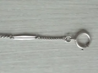 Leotina de reloj plata de ley
