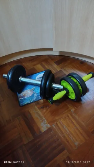 Mancuerna y Rueda Abdominal