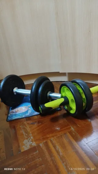 Mancuerna y Rueda Abdominal