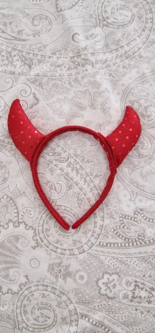 Disfraz Vestido Diablesa Rojo Talla Única