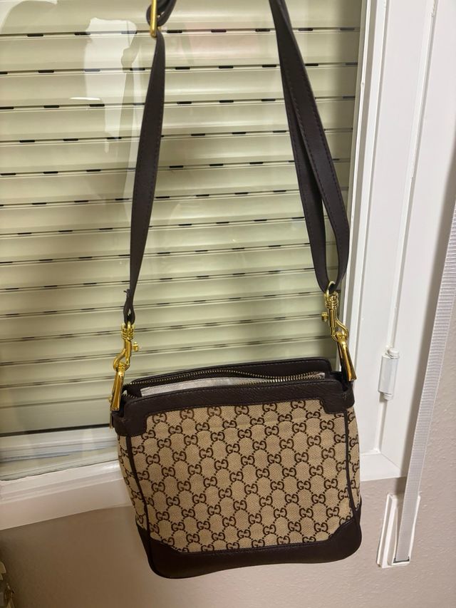 Bolso  G Beige y Marrón