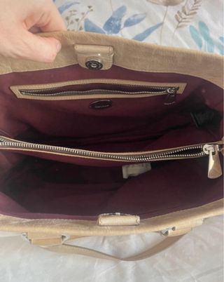 Bolso Bimba y Lola Piel Beige