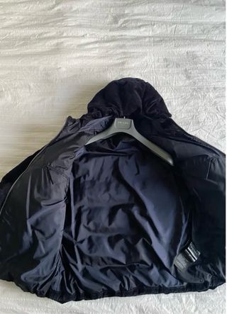 Abrigo Cazadora Prada Corduroy marino Original