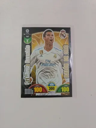 Cromo Balón de Oro Adrenalyn 2017-18 con error