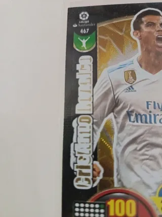 Cromo Balón de Oro Adrenalyn 2017-18 con error