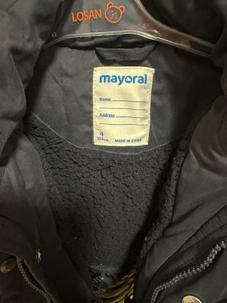 Cazadora Mayoral niño azul talla 4