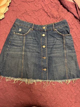 Falda vaquera mini Green Coast T.38