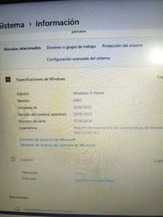 Lenovo V15 IJL Portátil Negro Nuevo