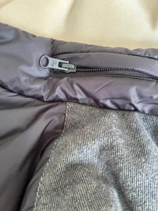 Americana Fay marrón con chaleco y capucha