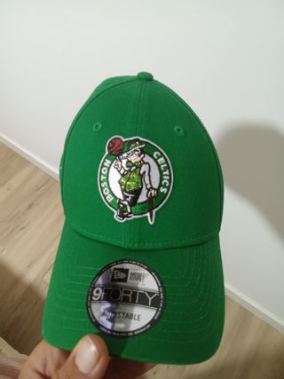 Gorra Boston celtics,new era, acepto 10 de fumar.