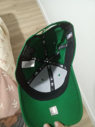Gorra Boston celtics,new era, acepto 10 de fumar.