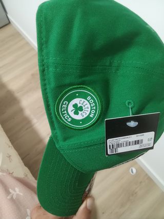 Gorra Boston celtics,new era, acepto 10 de fumar.