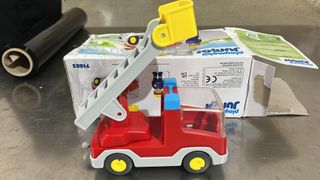 ✨ - PLAYMOBIL Junior 71683 Camión de Bombero, con