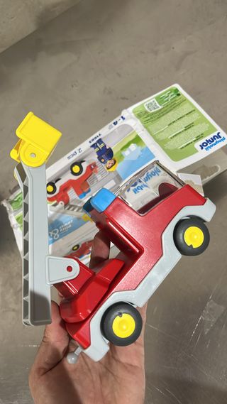 ✨ - PLAYMOBIL Junior 71683 Camión de Bombero, con