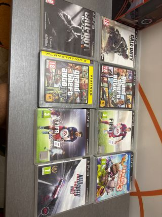 Lote 9 Juegos PS3: FIFA, GTA, Call of Duty