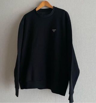 Sudadera jersey Prada Negra Original
