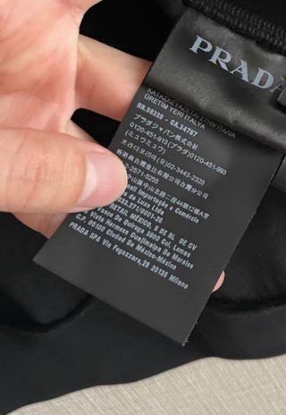 Sudadera jersey Prada Negra Original