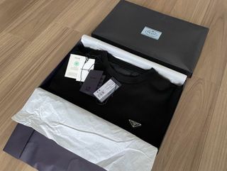 Sudadera jersey Prada Negra Original