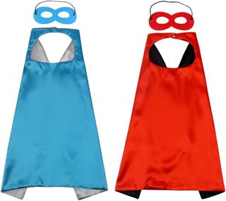 ✨ - Proumhang Capa Máscara Set Halloween Navidad C