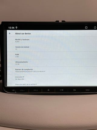 Radio pantalla Volkswagen 