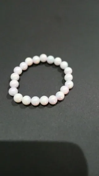 Pulsera elástica perlas mujer