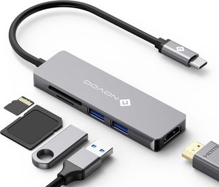 ✨ - NOVOO Hub C USB 5 en 1 con Adaptadores HDMI 4k