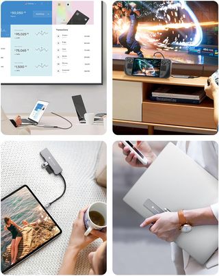 ✨ - NOVOO Hub C USB 5 en 1 con Adaptadores HDMI 4k